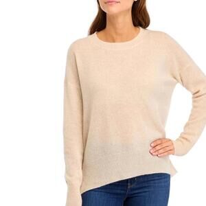 NWT 100% Cashmere Sweater in Creamy Heather - Size Large